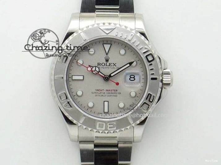 MiroTime 0308 Yacht-Master 116655 RG Wrapped D1F 1:1 Best Edition Black Ceramic Bezel 904L Steel on Oysterflex Rubber Strap A Fashionable 3060